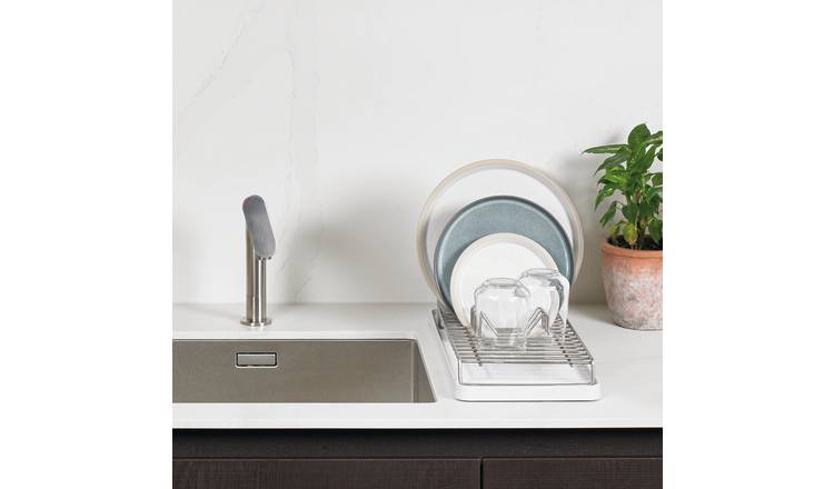 ReBorn Compact Draining Rack - White