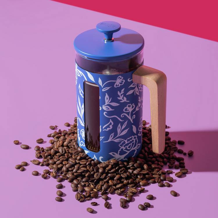 La Cafetiere Pisa 8 Cup 1000ml Cafetiere - Blue Fiorato 0