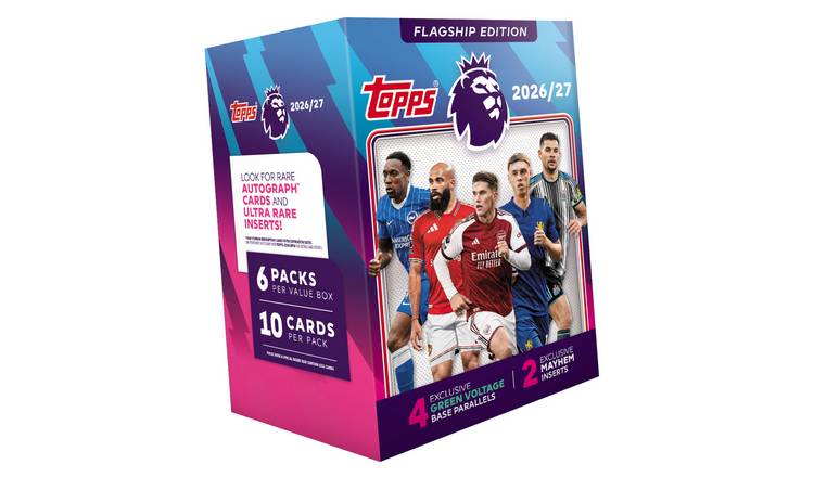 Topps Flagship Premier League 2026-27 Value Box Trading Cards