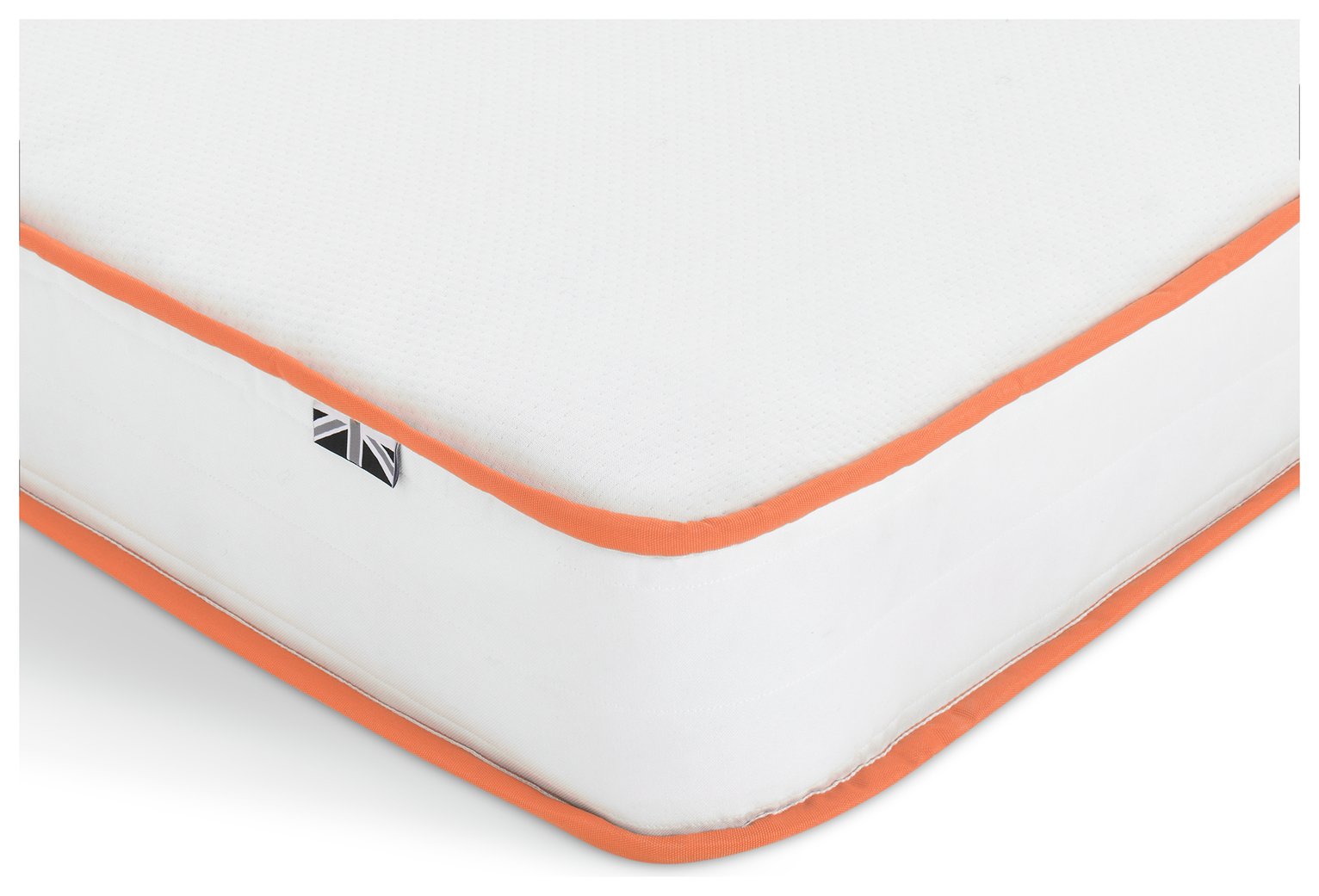 Habitat Jett Single Metal Bed Frame & Mattress - Orange