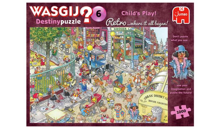 Buy Wasgij Destiny Retro 6 Child's Play Jigsaw Puzzle Jigsaws and