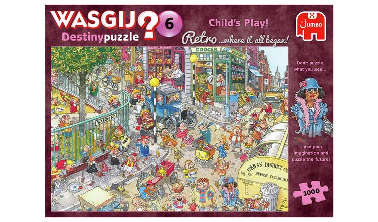 Wasgij Destiny Retro 6 Child's Play Jigsaw Puzzle