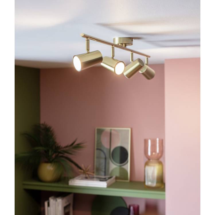 Argos Home Este 4 Light Bar Light - Brass 0