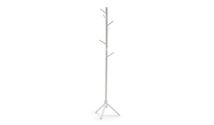 White tree on sale coat stand