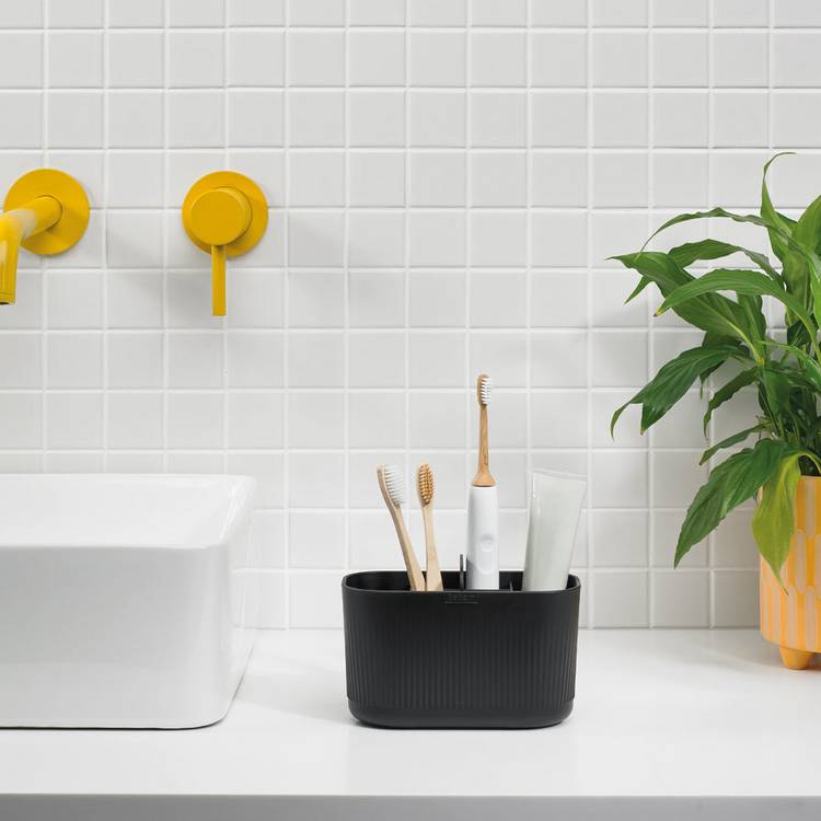 ReBorn Large Bathroom Caddy - Black 0