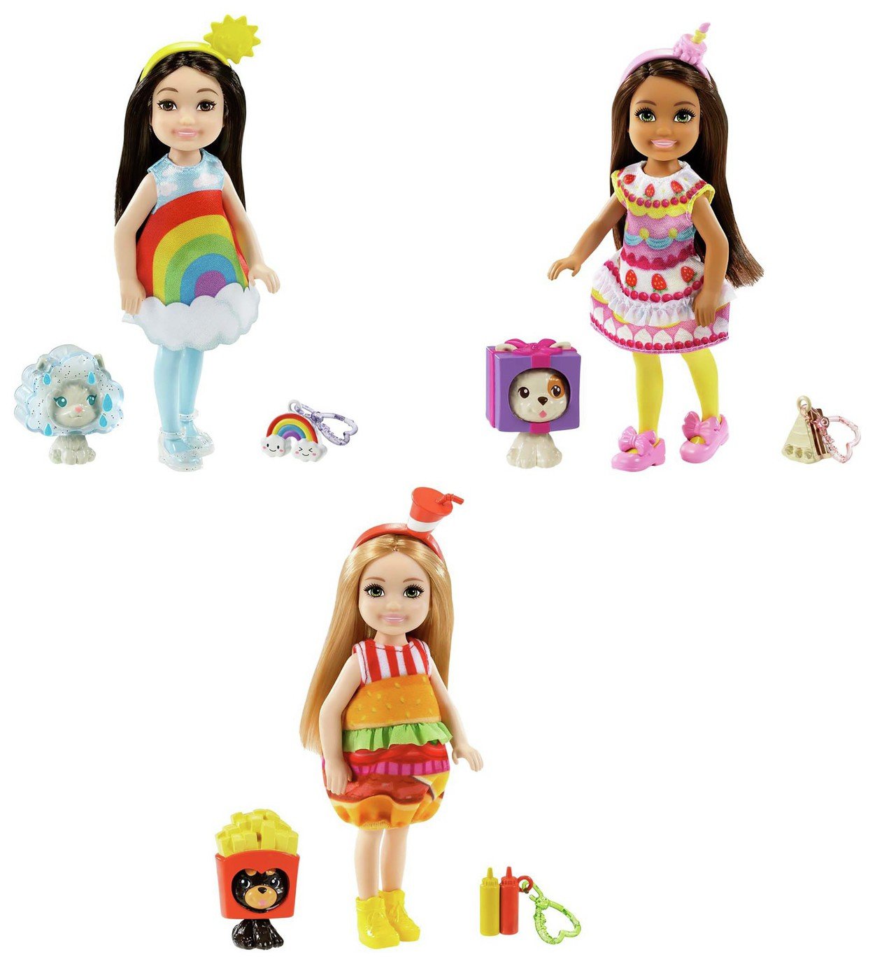 Barbie Club Chelsea Dress-Up Doll with Pet Assortment