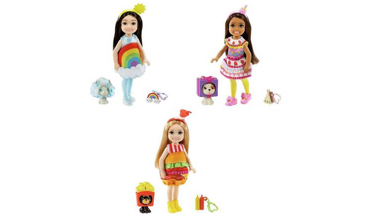 Barbie Club Chelsea Dress-Up Doll with Pet Assortment