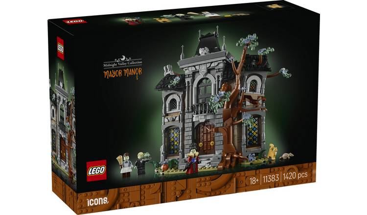LEGO Icons Mayor Manor Eerie Mansion Decor Model House Kit 11383 PREORDER