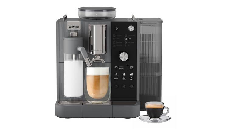 Breville Prima Latte AutoLuxe Bean to Cup Coffee Machine - Grey