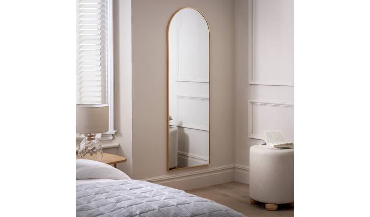 Buy Habitat Arch Shaped Wall Mirror - Gold - 50x150cm | Wall mirrors ...