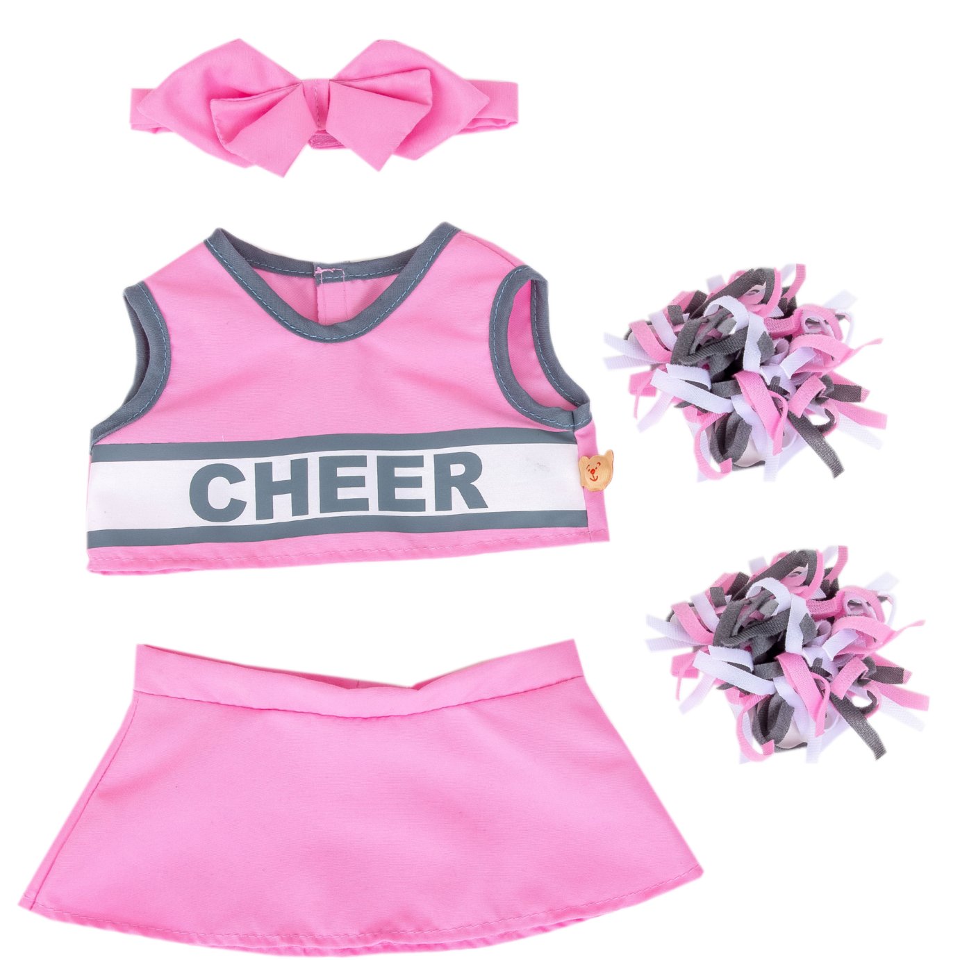 DesignaBear Cheerleader Dolls Outfit