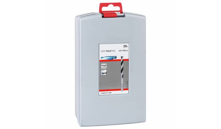 Bosch 25 Piece HSS Twist Drill Bit PointTeQ