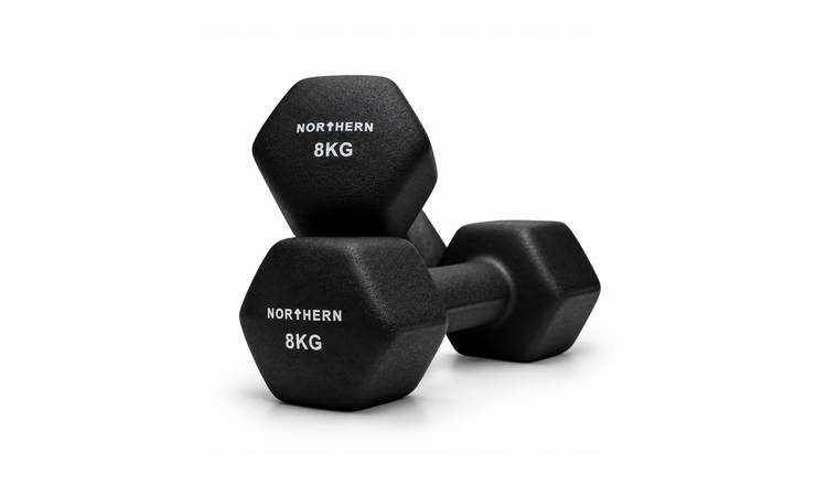Northern Neoprene Hex Dumbbells Set - 2 x 8kg