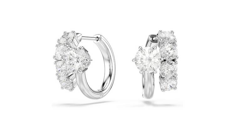 Swarovski Matrix Zirconia Huggies Earrings