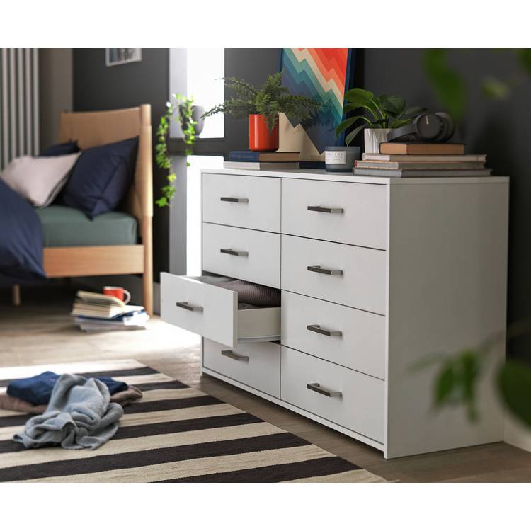 Argos Home Oslo 8 Drawer Chest - White 0