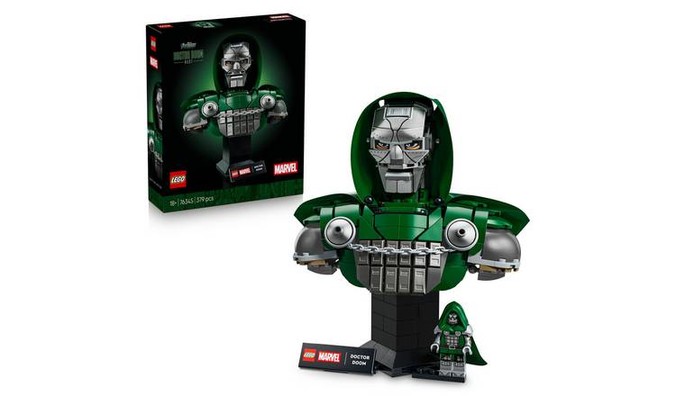 LEGO Marvel Doctor Doom Bust Building Set for Adults 76345