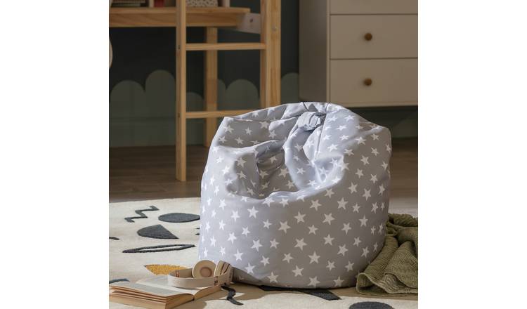 Buy Habitat Kids Grey Stars Bean Bag Bean bags Argos