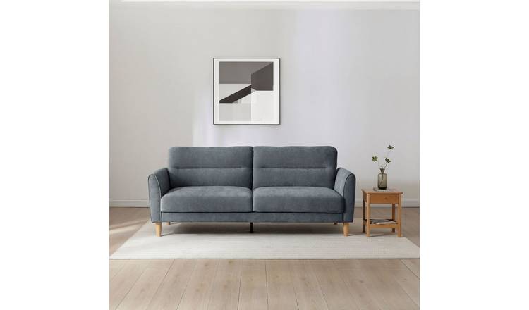 Kyoto Houston Fabric Clic Clac Sofa Bed - Denim