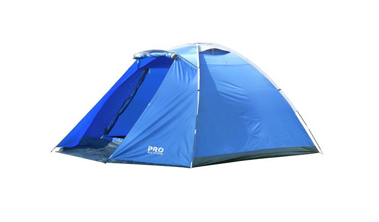 Pro Action 6 Man 1 Room Dome Camping Tent with Porch