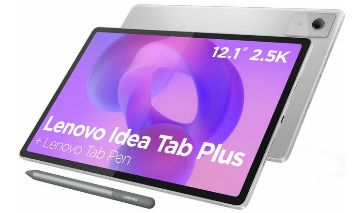 Lenovo Idea Tab Plus 12.1 Inch 128GB AI Wi-Fi Tablet + Lenovo Tab Pen - Grey