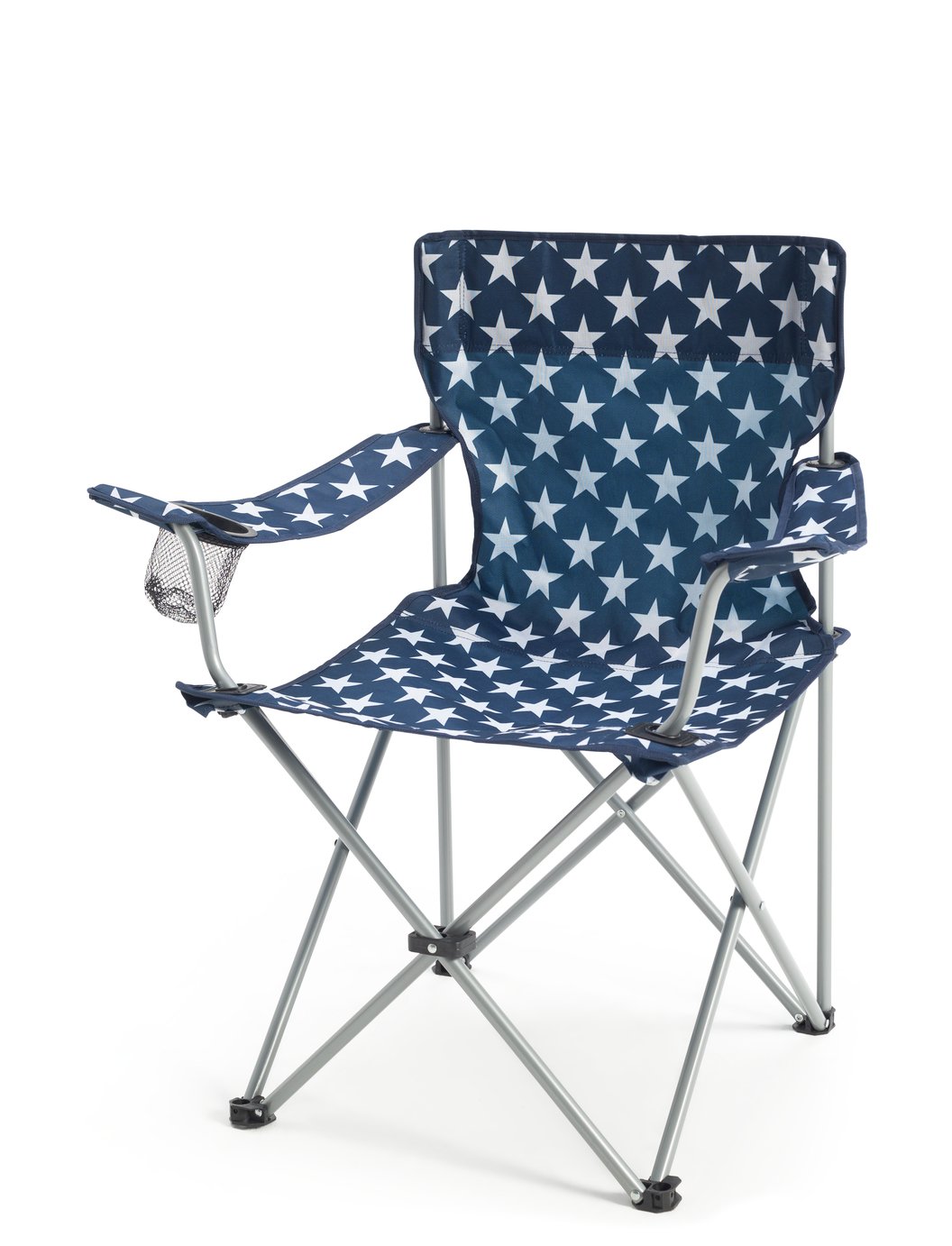 Pro Action Star Print Polyester Adults Folding Camping Chair