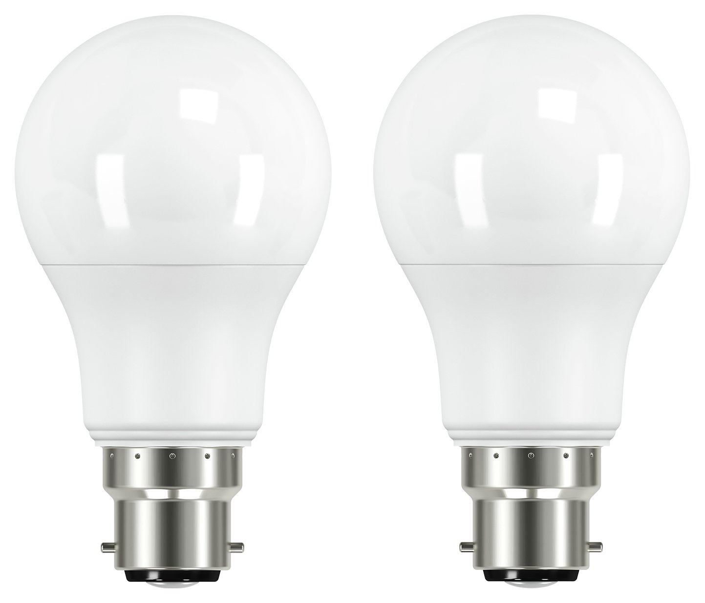 Argos Home 7.3W LED BC Light Bulb - 2 Pack