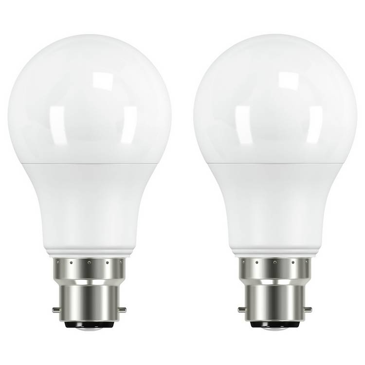 Argos Home 7.3W LED BC Dimmable Light Bulb - 2 Pack 0