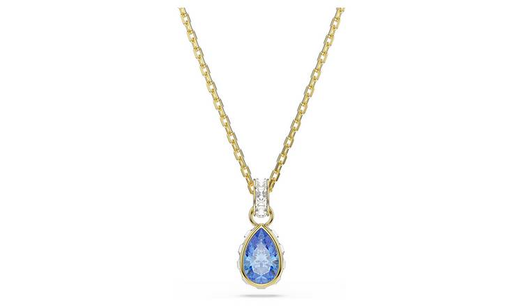 Swarovski Chroma Blue Pendant Necklace