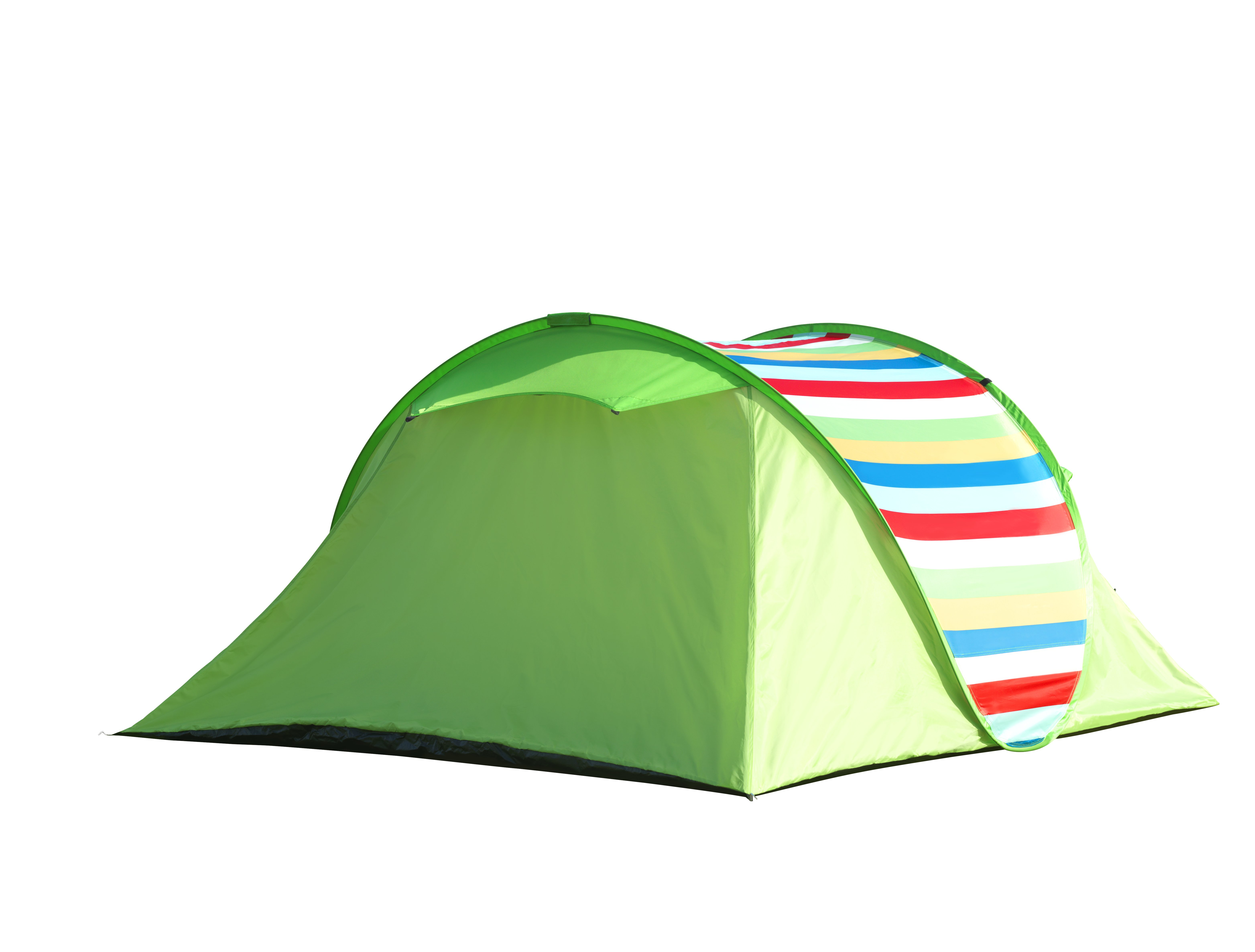 Pro Action 4 Person 1 Room Pop Up Camping Tent