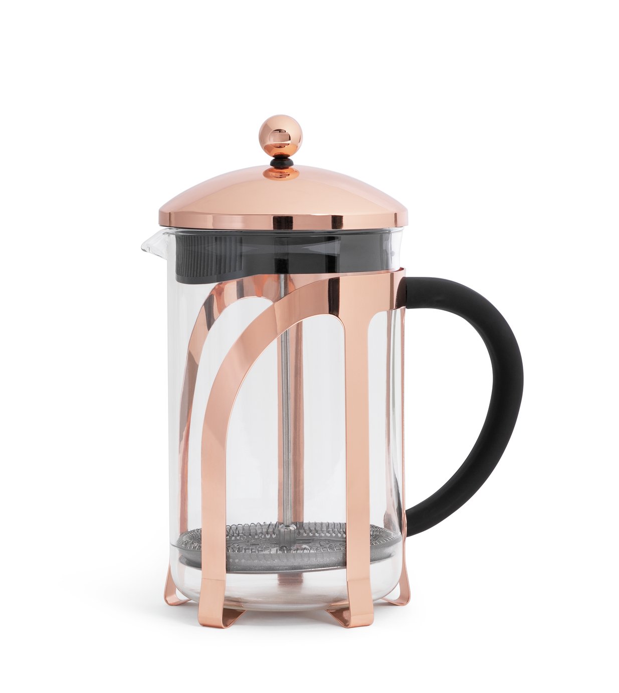 Habitat 12 Cup 1500ml Copper Cafetieres - Copper