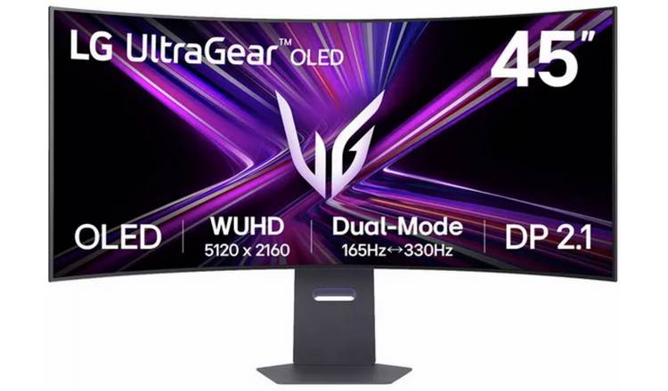 LG UltraGear 45Inch 165Hz WUHD OLED Curved Gaming Monitor