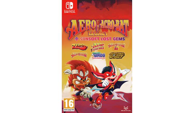 Aero the Acro-Bat Legacy + SUNSOFT Lost Gems Nintendo Switch Game Pre-Order