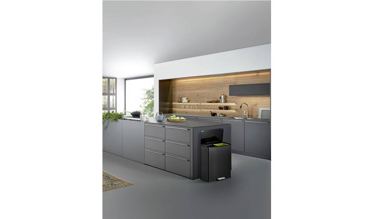 EKO Essential 40 Litre Kitchen Recycling Bin - Black