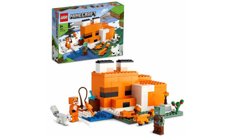 LEGO Minecraft The Fox Lodge House Animals Toy 21178