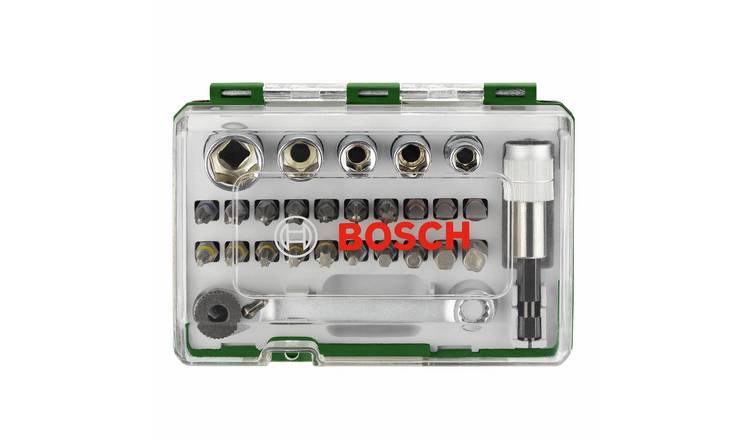 Bosch 27 Piece Screwdriver Bit Set with Ratchet