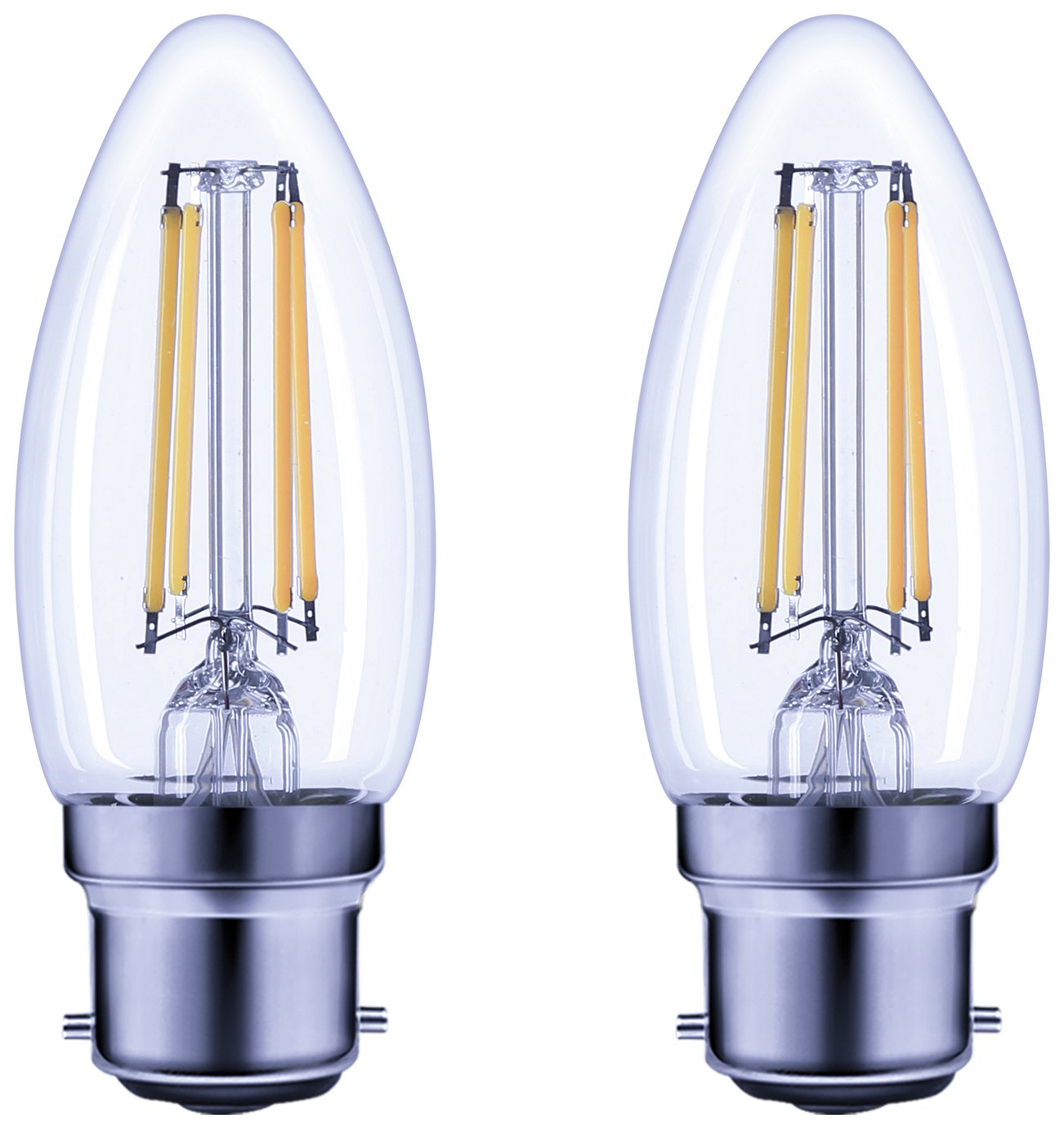 Argos Home 3.4W LED BC Light Bulb - 2 Pack