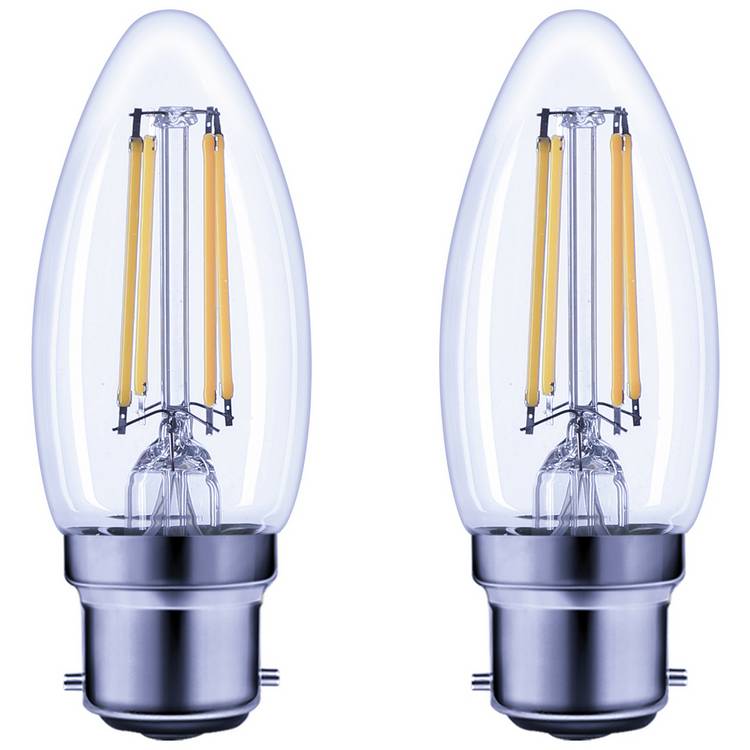 Argos Home 3.4W LED BC Light Bulb - 2 Pack 0