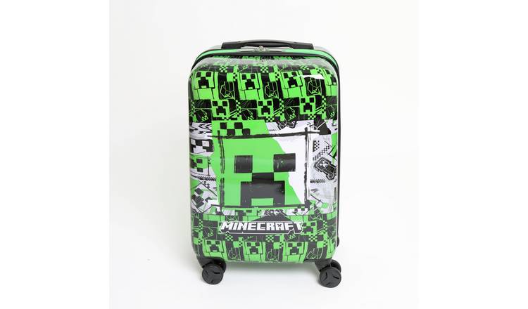 Minecraft 4 Wheel Hard Kids Suitcase