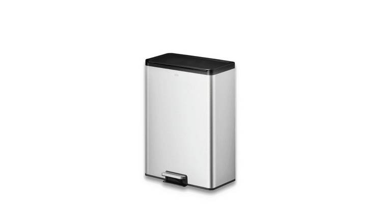 EKO Essential 40 Litre Kitchen Recycling Bin - Stainless Steel
