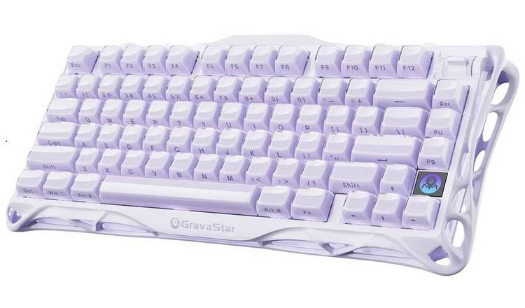 Gravastar Mercury K1 Wireless Gaming Keyboard - Lavender Purples