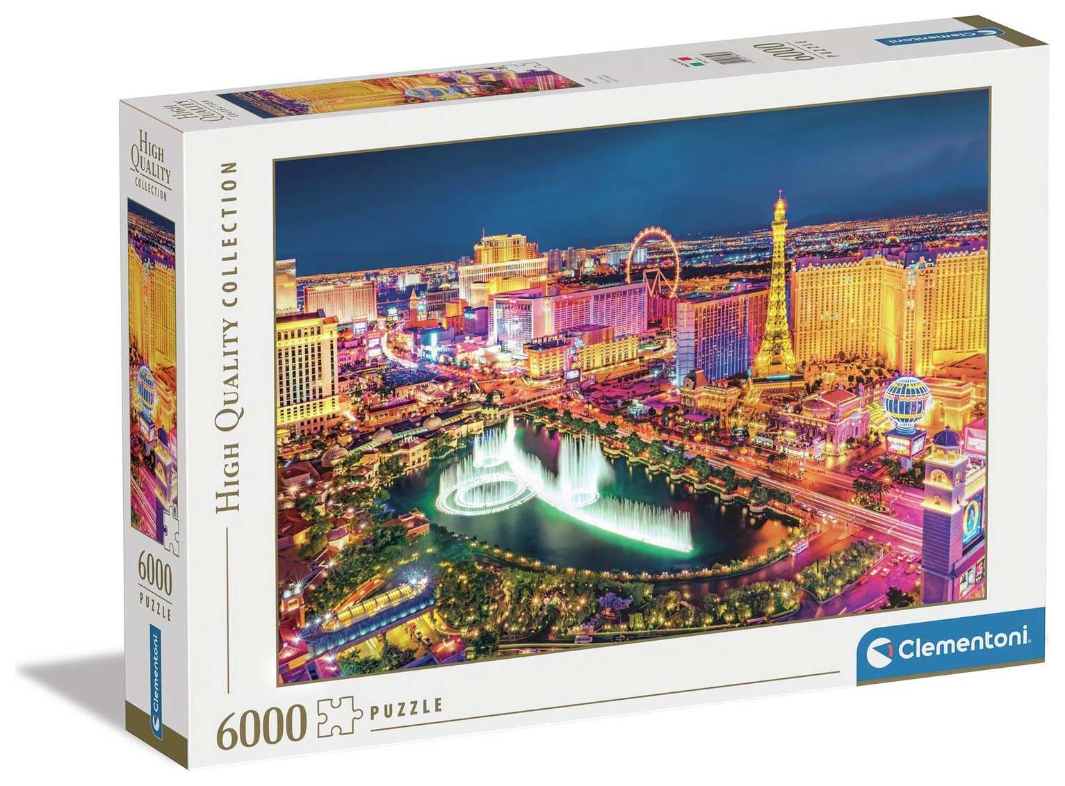 Clementoni HQC Las Vegas 6000 Piece Jigsaw Puzzle Review Toy Reviews
