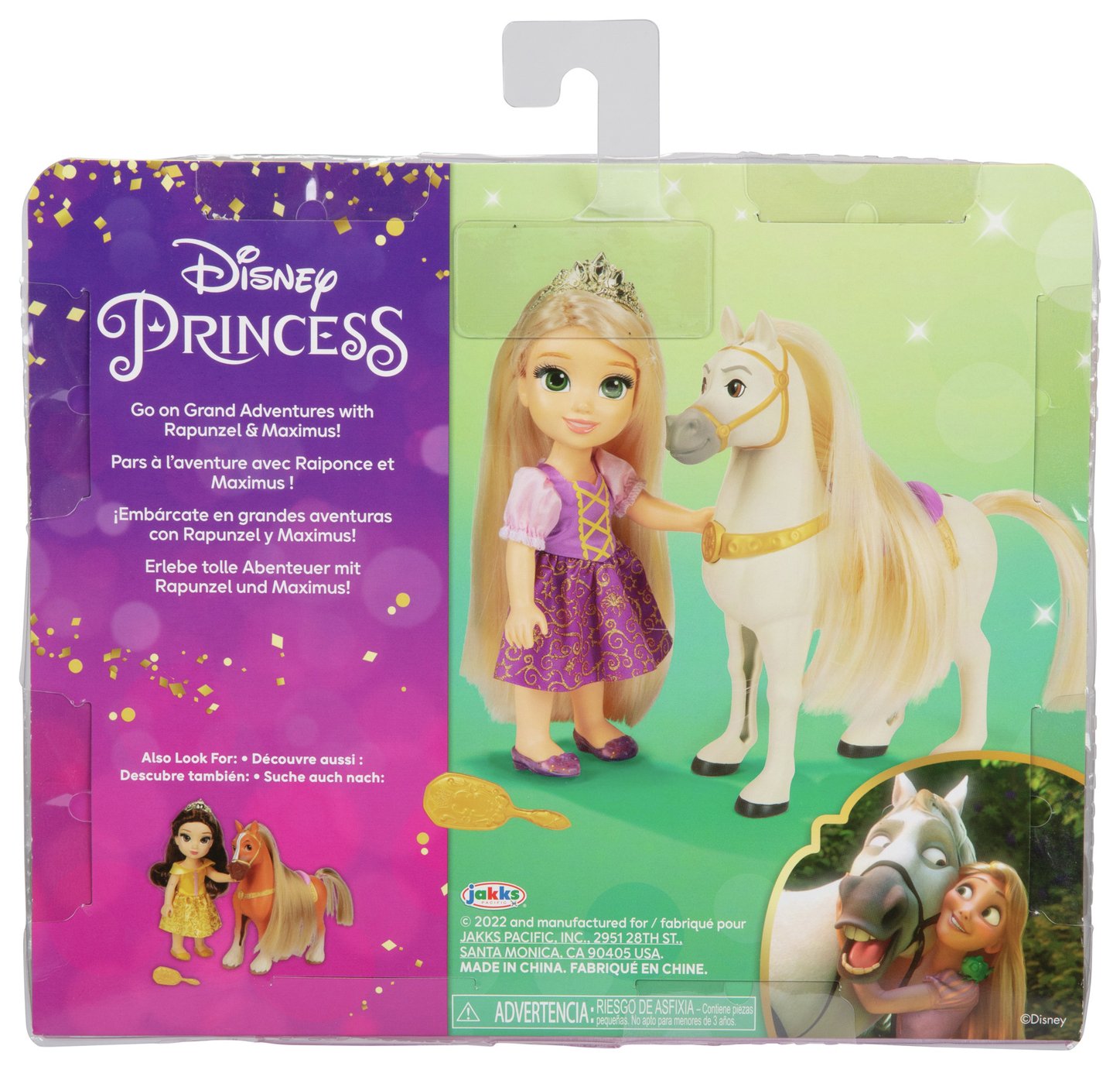 rapunzel doll and horse set