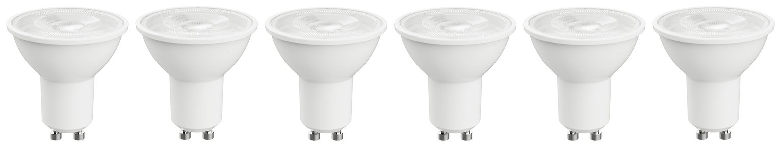 Argos Home 3.4W LED GU10 Light Bulb - 6 Pack