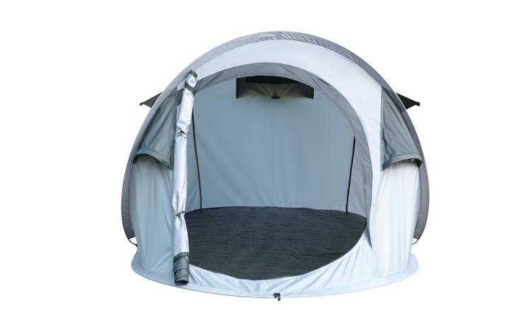 Pro Action 2 Man 1 Room Pop Up Camping Tent - Black