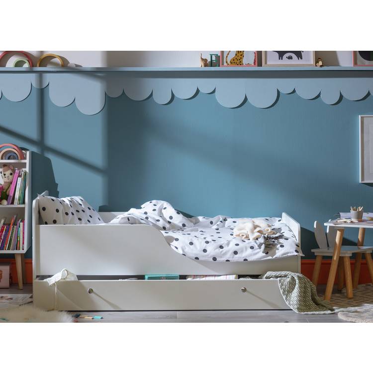 Habitat Brooklyn Toddler Bed With Drawer - White 0