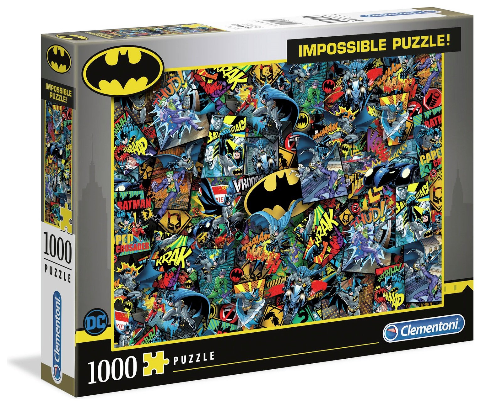 Clementoni Batman Impossible 1000 Piece Puzzle (9658240) Argos Price