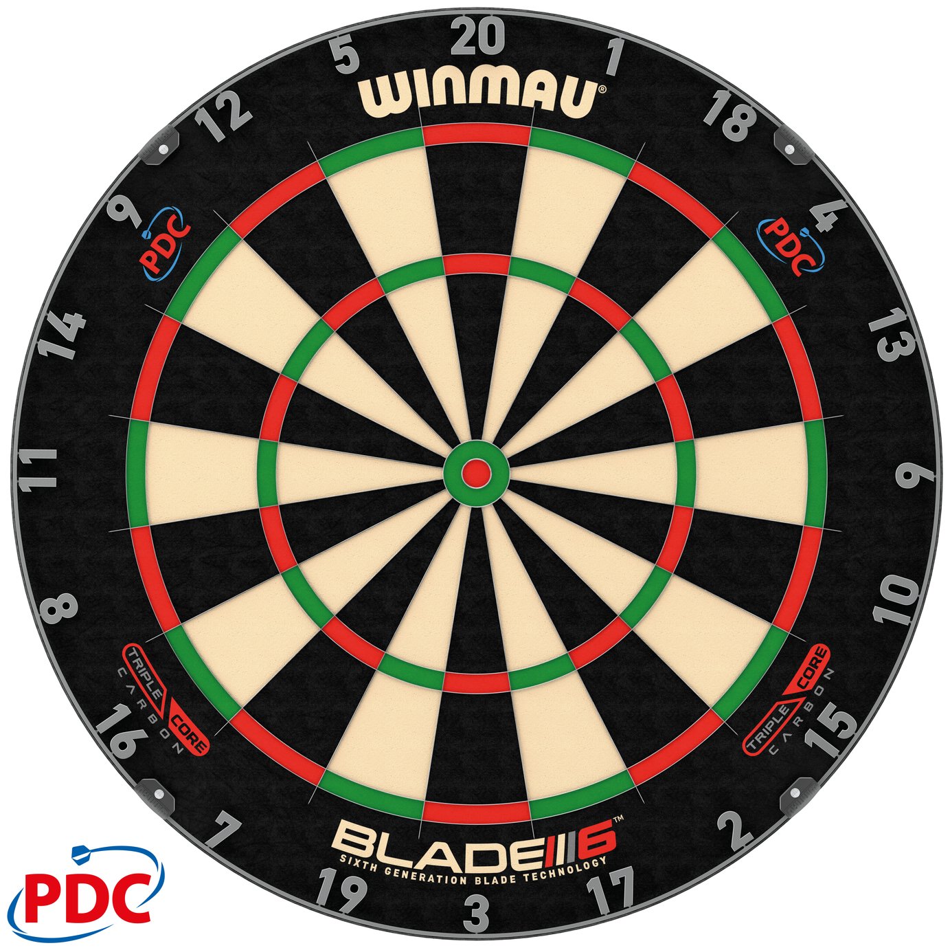 Winmau Blade 6 Triple Core PDC - Professional Dartboard