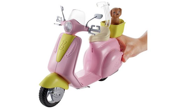 Barbie pink cheap scooter