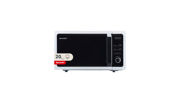 Sharp 800w Standard Microwave R274WM - White
