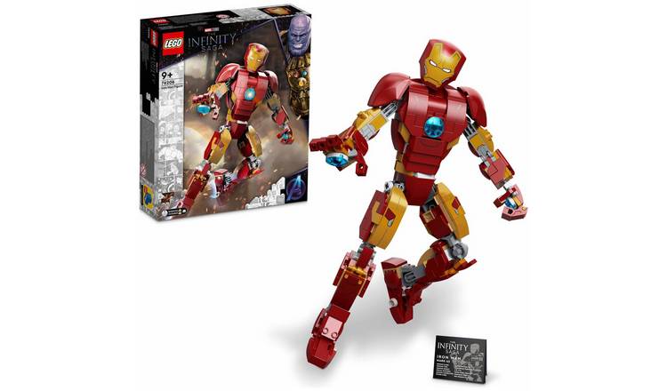 LEGO Marvel Iron Man Figure Building Toy Infinity Saga 76206